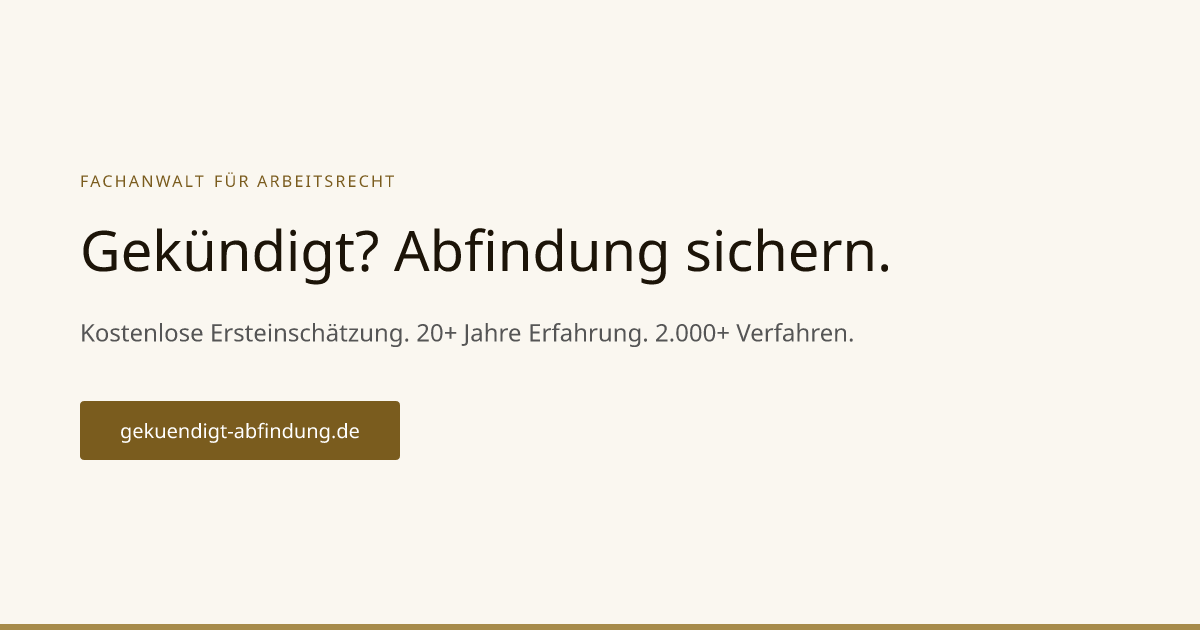 Abfindung Netto Rechner mit Fünftelregelung 2026 | gekuendigt-abfindung ...